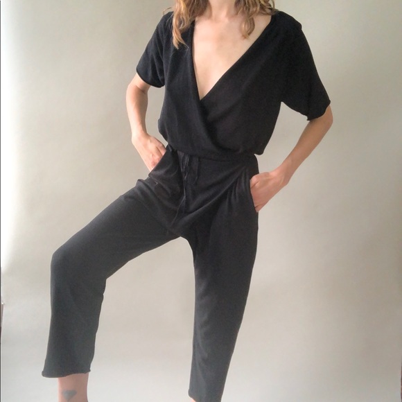 zara wrap jumpsuit